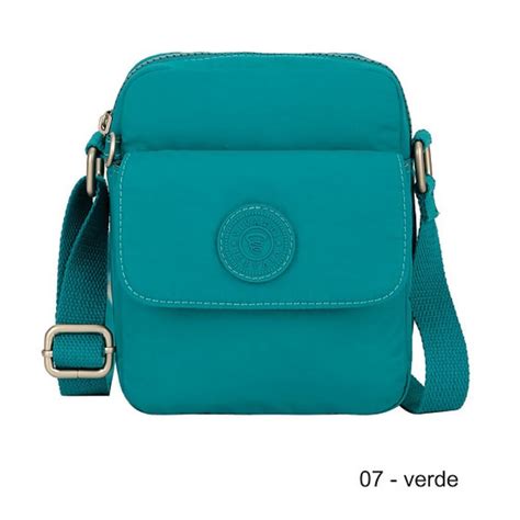 Bolsas Feminina Transversal Nylon Tactel Tiracolo Vivatti