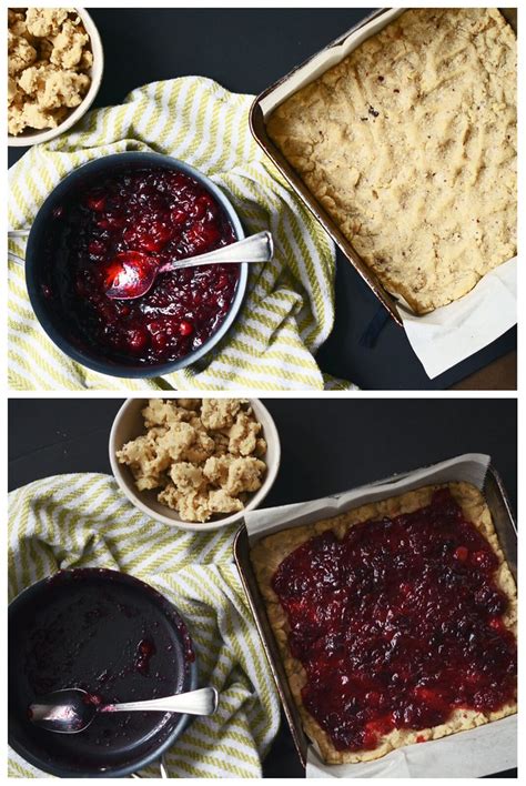 Cranberry Orange Shortbread Bars | Fork Vs Spoon