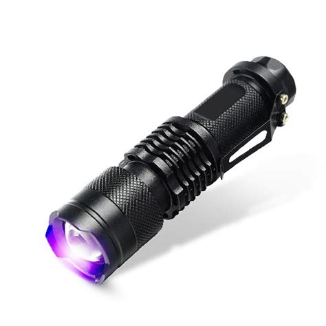 Mengzhiii Uv Ultra Violet Led Flashlight Blacklight Inspection Lamp