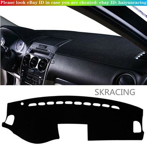 For Mazda 6 2009 2013 Black Dashmat Dashboard Mat Dash Cover Sun Visor