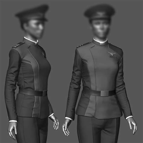 Star Citizen Bridge Officers — James Ku Cg Character Artist