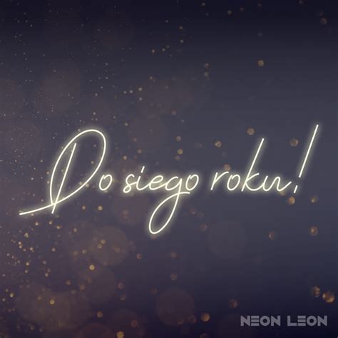 Neon Led Do Siego Roku Neon Leon