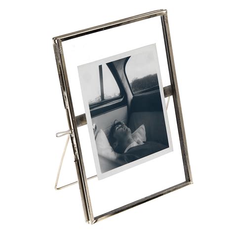 ﻿standing Brass Frame In Silver 15x10cm ﻿rex London