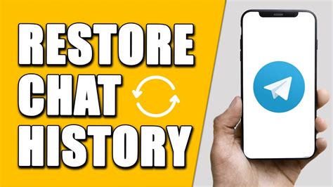 How To Restore Chat History On Telegram FAST YouTube