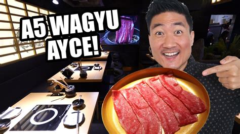 All You Can Eat A5 Wagyu The Ultimate Shabu Shabu Experience Youtube