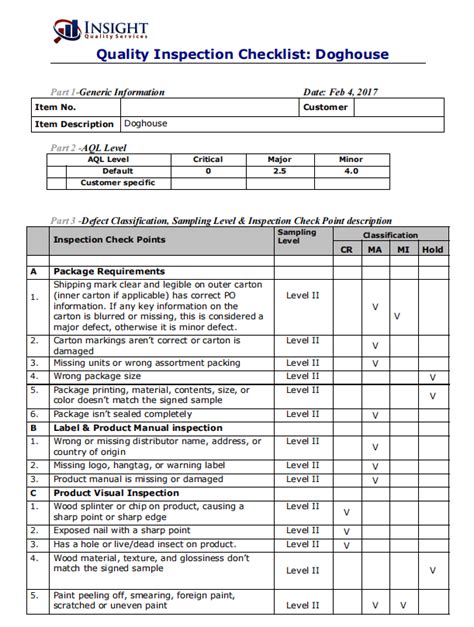 Ultimate Checklist To Take Qc To The Next Level