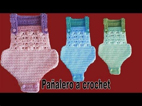 PAÑALERO MAMELUCO ENTERIZO a crochet Crochet baby Romper from 0