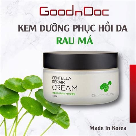 Kem D Ng Ph C H I Da Chi T Xu T Rau M Goodndoc Centella Repair Cream