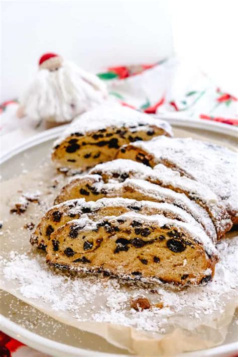 German Christmas Bread Easy Stollen Mini Stollen And Stollen Bites