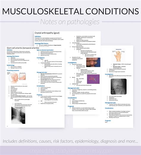 Musculoskeletal Msk Conditions With Flashcards Medical School Study