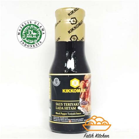 Jual Kikkoman Blackpepper Teriyaki Sauce Halal Gr Saus Teriyaki