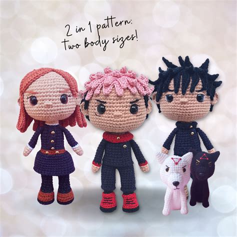 E Book Jujutsu Kaisen Vol 1 Amigurumi Pattern