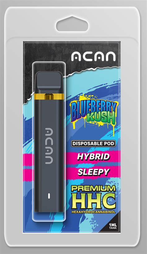 Vape Hhc Blueberry Kush 1ml Primos De Maria