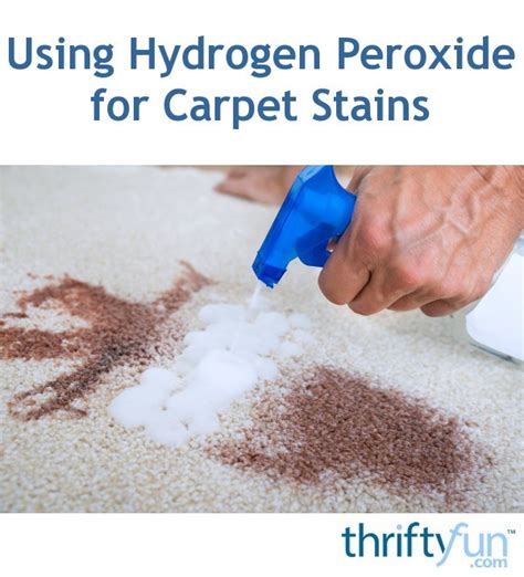 Using Hydrogen Peroxide For Carpet Stains ThriftyFun