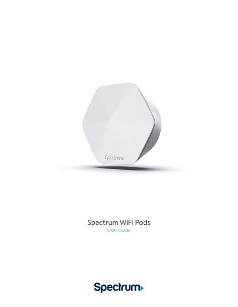 Spectrum Wifi Pods User Guide For Advanced Home Wifi Coverage