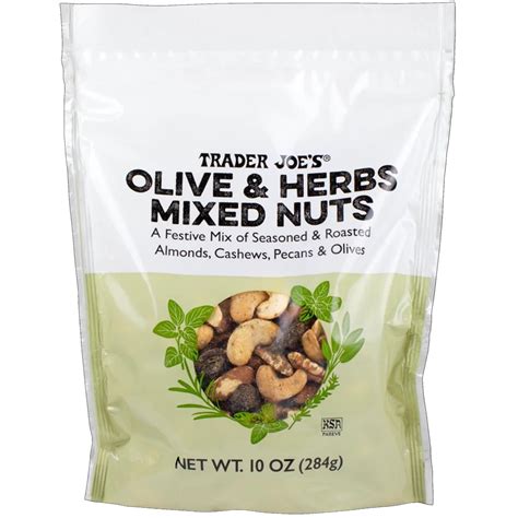 Pack Of Trader Joes Olive Herbs Mixed Nuts Classic Products