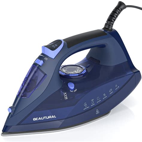 Beautural Steam Iron For Clothes With Precision Thermostat Dial