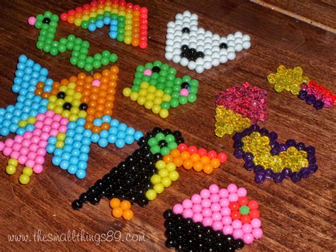 Aqua Beads Patterns