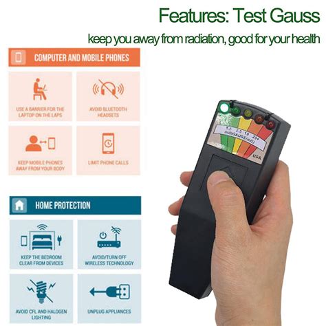 Nuclear Radiation Detector Digital Display Handheld Emf Meter