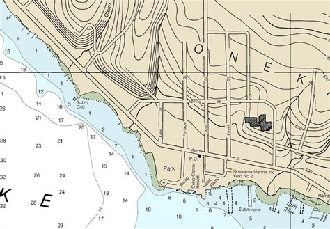 2015 Nautical Map Of Portage Lake Manistee County Michigan