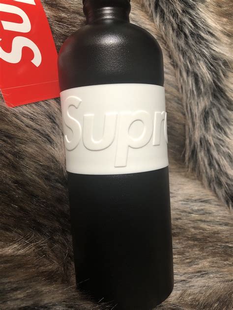 Supreme Ss19 Supreme Water Bottle Black Grailed