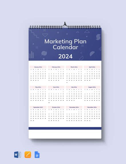 Marketing Calendar Template - 30+ Excel, PDF Documents Download