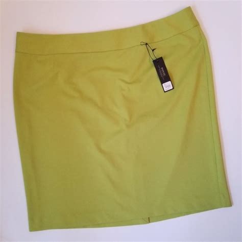 Lane Bryant Skirts New Lane Bryant Ponte Skirt Lime Green 24 Poshmark