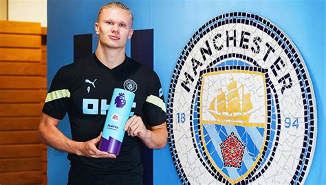 Premier League Manchester Citys Erling Haaland Wins Player Of The