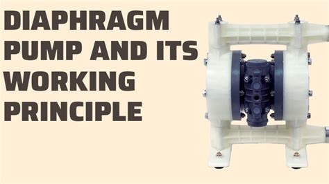 Diaphragm Pump And Its Working Principle