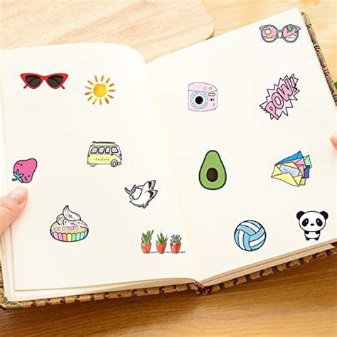 400 Pcs Stickers for Water Bottles, Cute Vinyl Aesthetic Waterproof ...