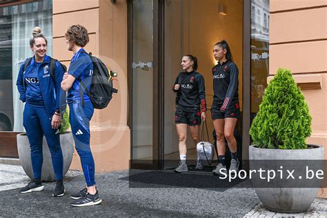 SOCCER WOMEN UEFA QUALIFIERS A2 MD3 CZECHIA VS BELGIUM TRAINING MD 1