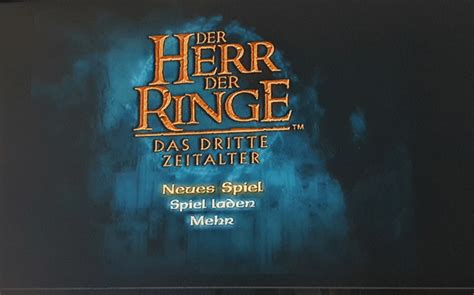 Buy Der Herr Der Ringe Das Dritte Zeitalter For Gamecube Retroplace