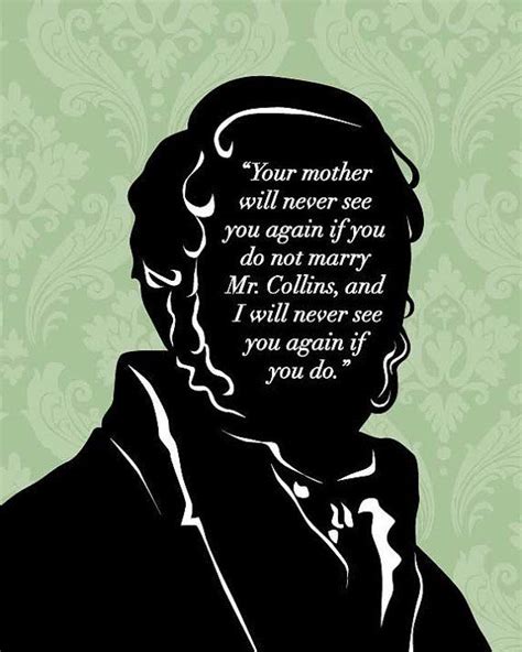 Jane Austen Quote Mr Bennet 8x10 Pride And Prejudice Mr Darcy