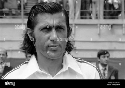 The Famous Romanian Tennis Player Ilie Nastase Approx 1974 Stock