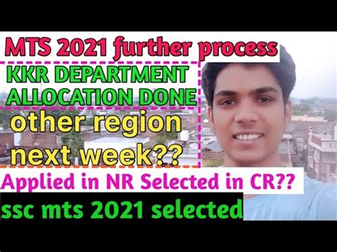 Cr Nr Er Region Department Allocation Kkr Region Ssc Mts