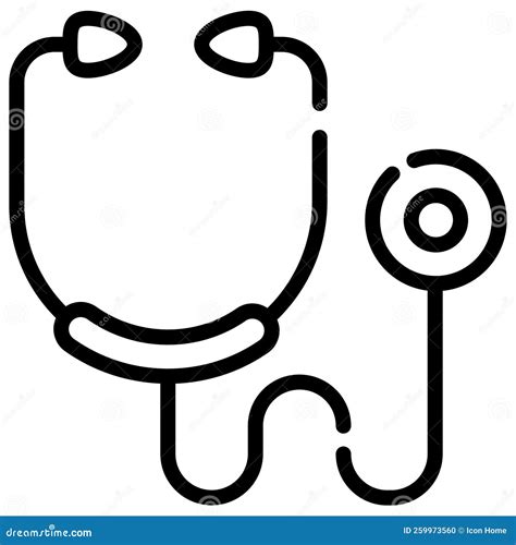 Stethoscope Medical Equipment Icon Healthcare And Medical Stock