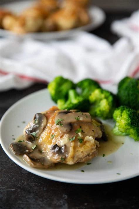 Baked Chicken Supreme With Mushroom Gravy Taste And Tell