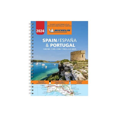 Spain Portugal 2021 Tourist And Motoring Atlas A4 Spiral