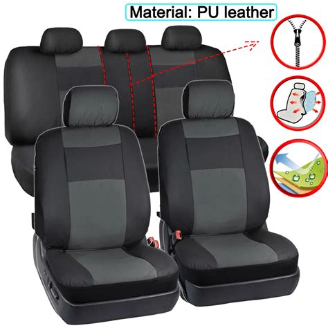 Conjunto capa de assento do carro universal cobre acessórios de