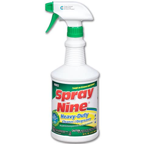 Spray Nine Cleanerdegreaser 32 Oz Trigger Spray