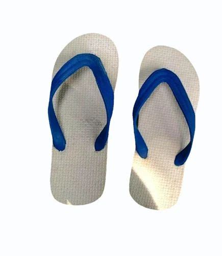 Men White Rubber Hawai Slipper At Rs 65 Pair Men Rubber Slipper In