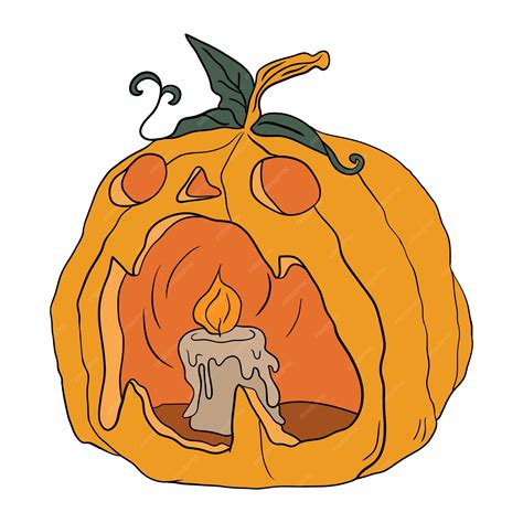 Premium Vector Spooktacular Pumpkin Magic Fantasy Halloween