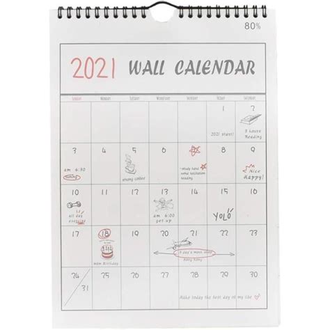 Calendrier Mural Suspendu Calendrier Planificateur De Treillis