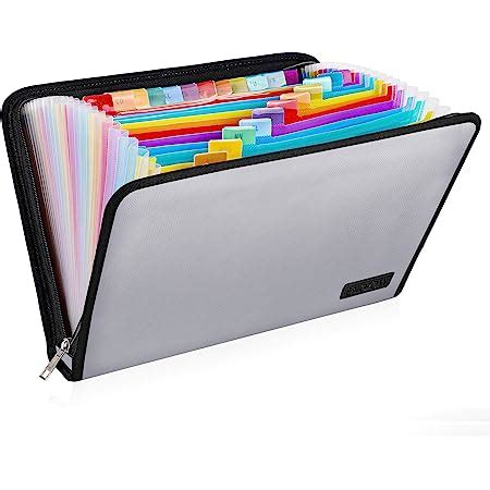 Amazon Fireproof Safe Waterproof Accordion File Bag Folder