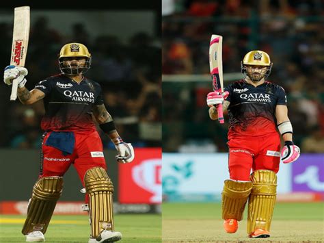 Ipl 2023 Fifties From Kohli Faf Du Plessis Maxwell Power Rcb To 212