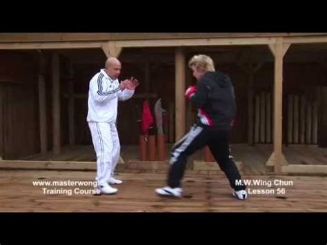 Wing Chun For Beginners Lesson Basic Spar Front Kick To The Body