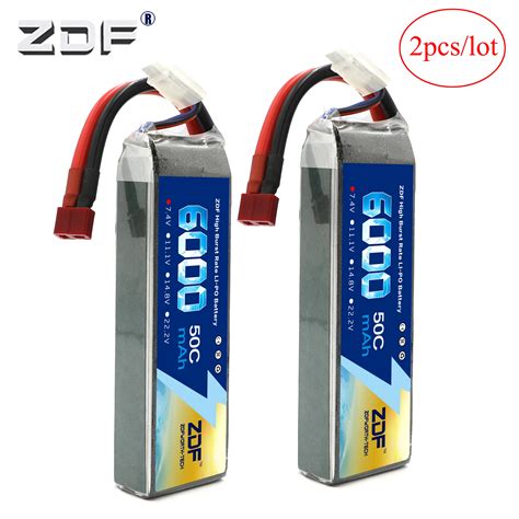 Pcs Zdf Rc S Lipo Battery V Mah C For Rc Traxxas Scx