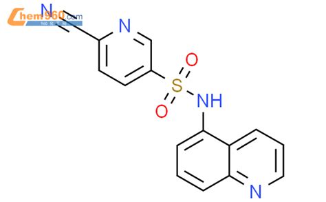 Cyano N Quinolin Yl Pyridine Sulfonamide