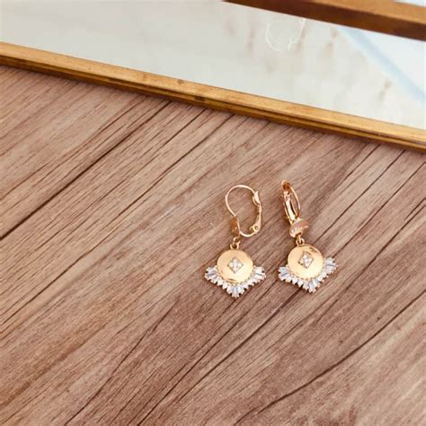 Boucles D Oreilles Arizona Mini Blanc Gwapita