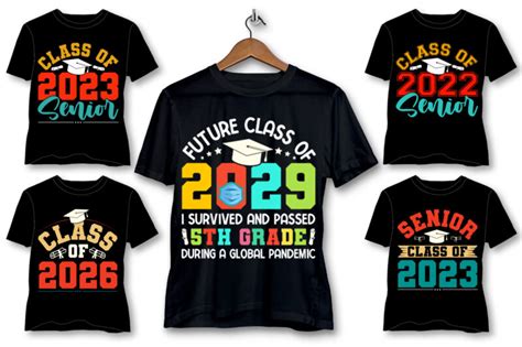 School Senior Class Of T-Shirt Design Bundle - Buy t-shirt designs